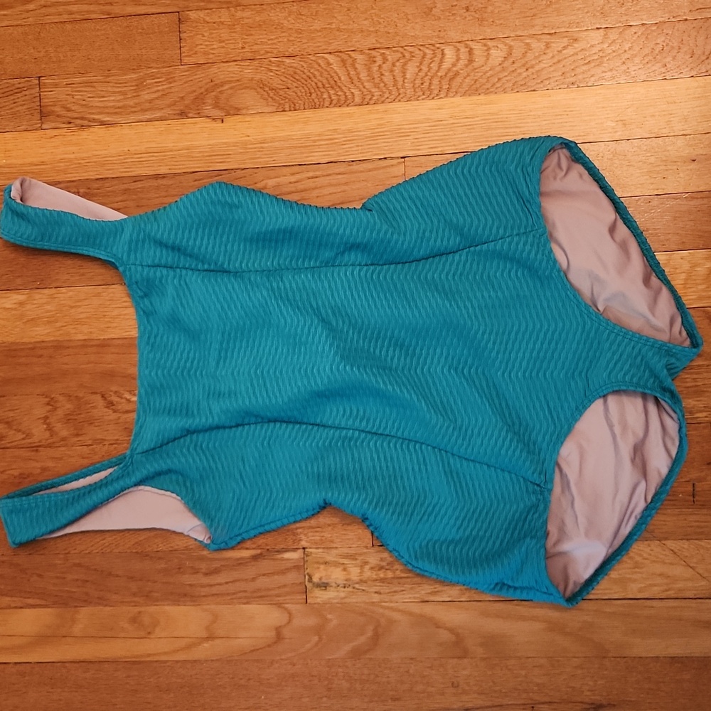 Free People Seea Tofino Lua Teal One Piece Swimsuit